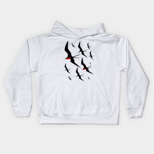 Birds flying Kids Hoodie